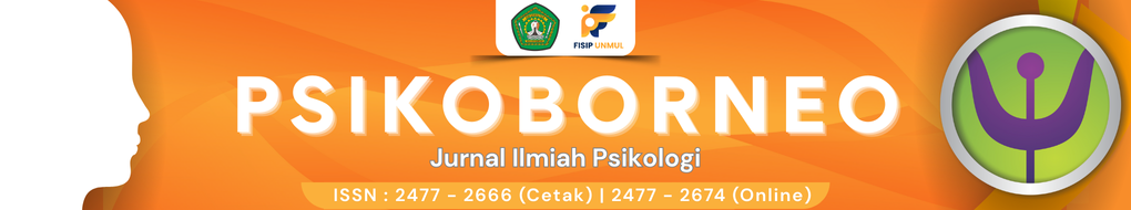 Psikoborneo: Jurnal Ilmiah Psikologi